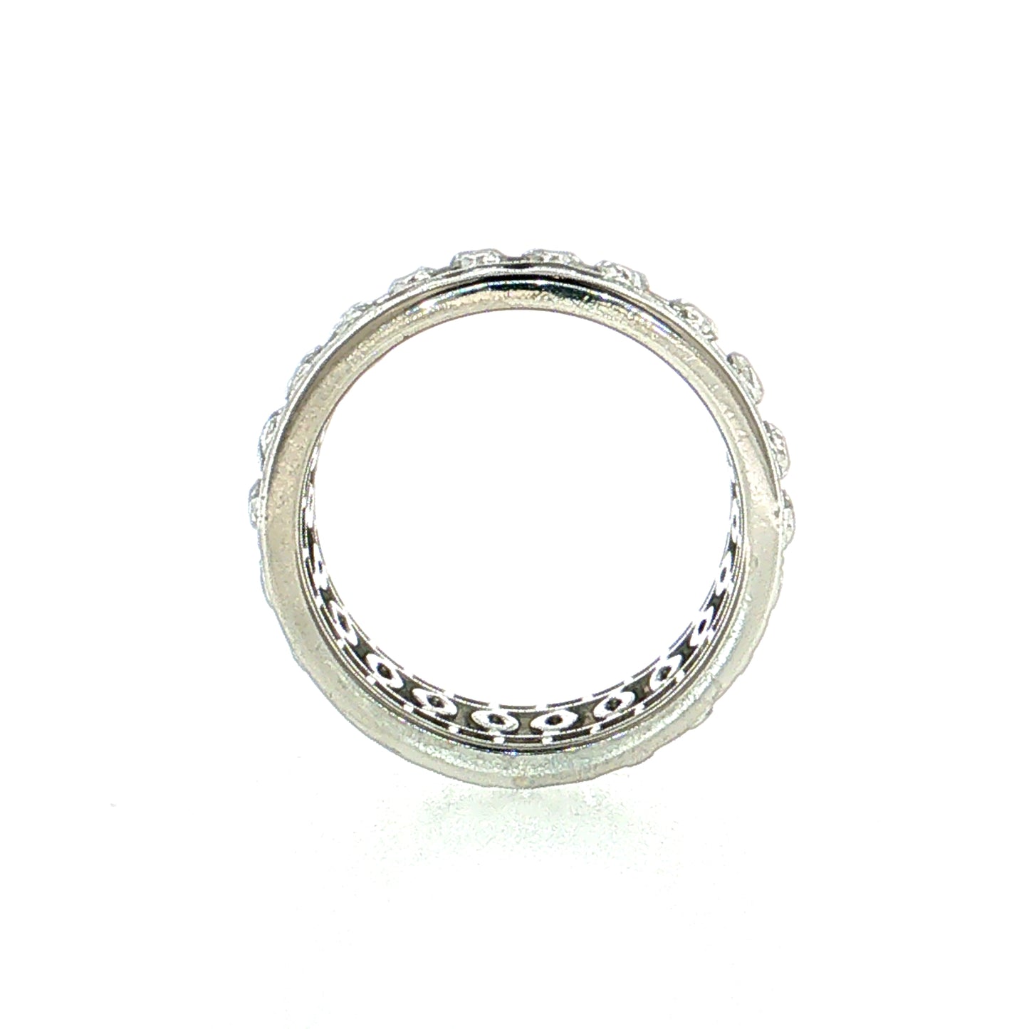 2.86 Marquise Diamond Eternity Cocktail Ring Platinum