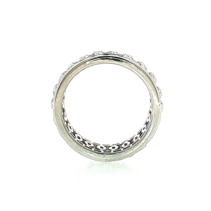 2.86 Marquise Diamond Eternity Cocktail Ring Platinum