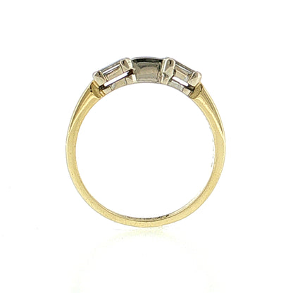 .32 Baguette Diamond Stacking Ring 18k