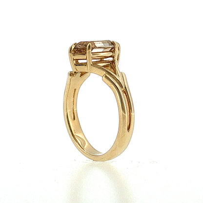 1.75 Marquise Step Fancy Brown Diamond Engagement Ring 14k