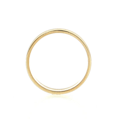 Men's Triple Ridge Wedding Band 14k Yellow Gold