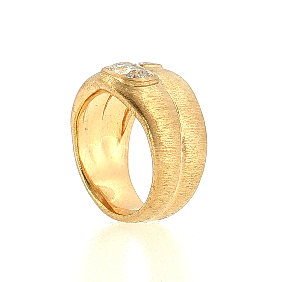 2.02 Old Mine Diamond Toi Et Moi Cocktail Ring 18k