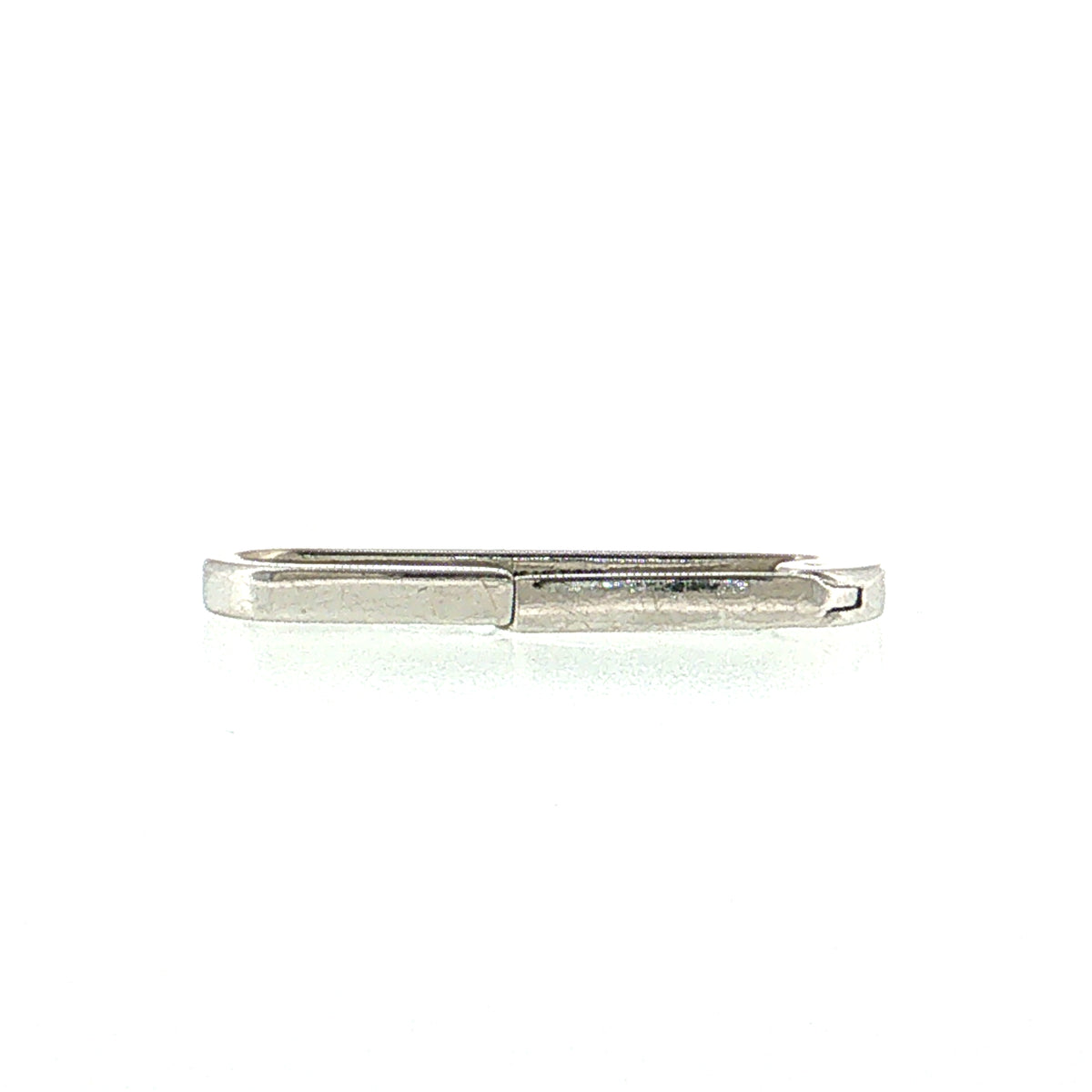 Charm Catcher Clasp Bracelet 14k White Gold