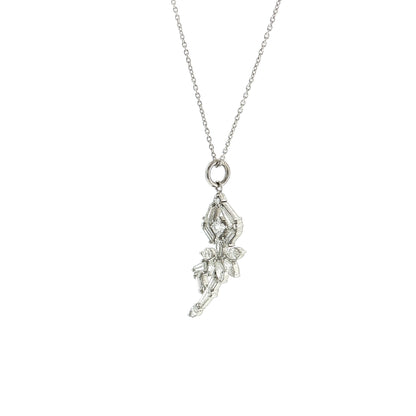 1.23 Marquise Diamond Ballerina Pendant Platinum
