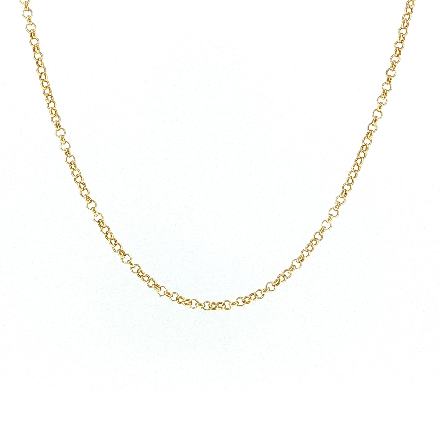 18" Rolo Chain Necklace 14k Yellow Gold