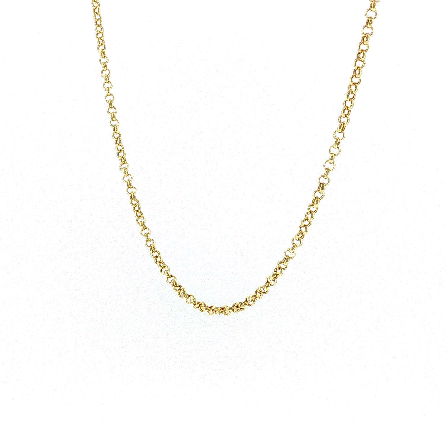 18" Rolo Chain Necklace 14k Yellow Gold