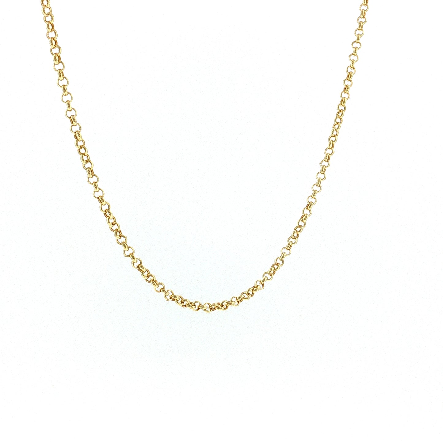 18" Rolo Chain Necklace 14k Yellow Gold