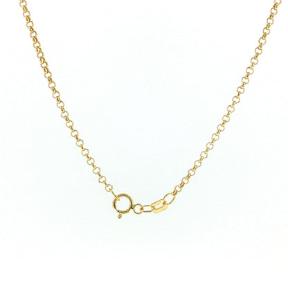 18" Rolo Chain Necklace 14k Yellow Gold