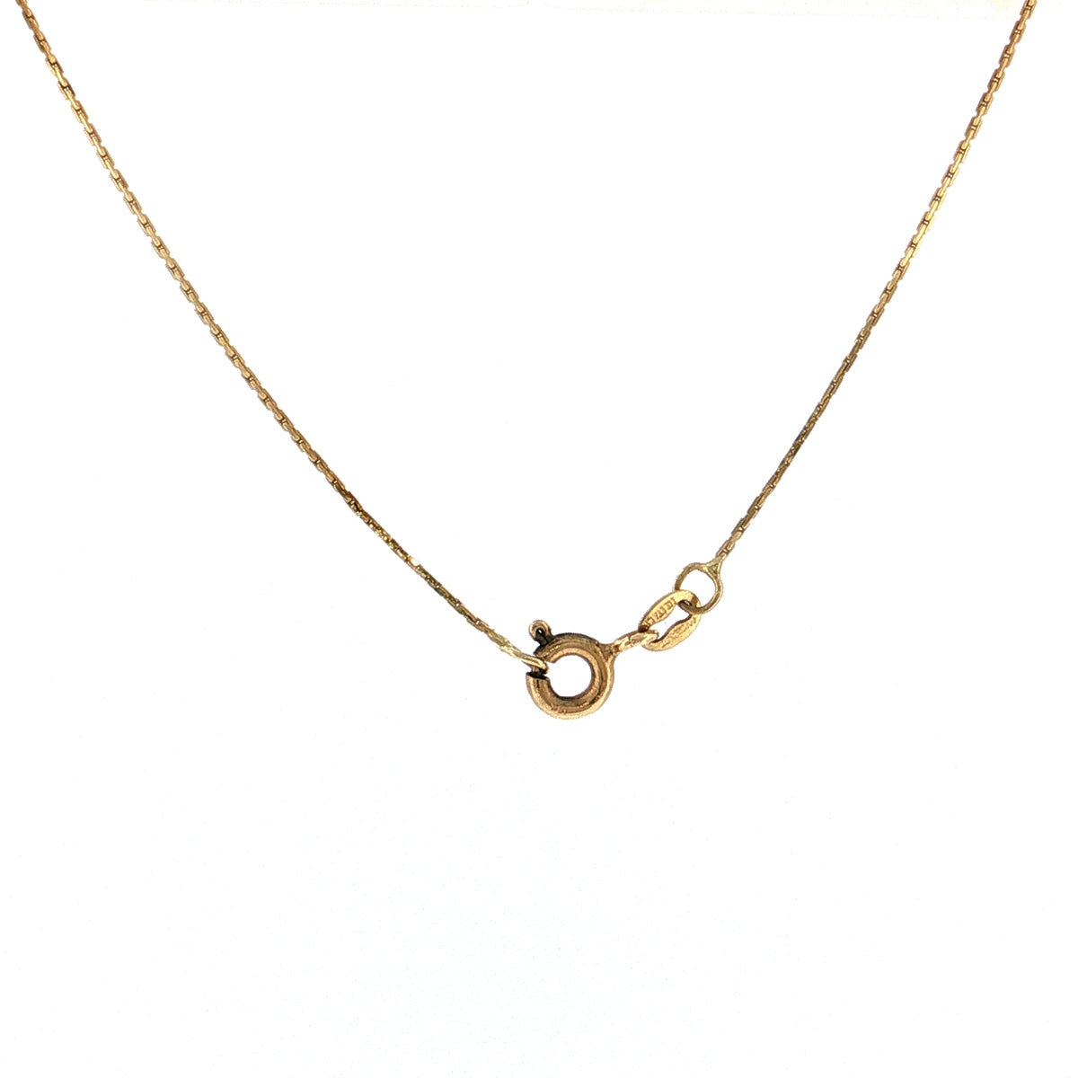 Lavender Jadeite Drop Pendant Necklace 14k Yellow Gold
