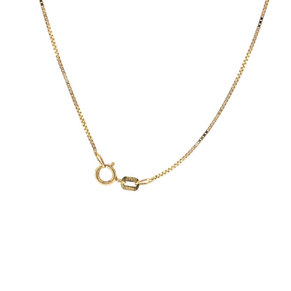 .42 Diamond Cross Pendant Necklace 14K Yellow Gold