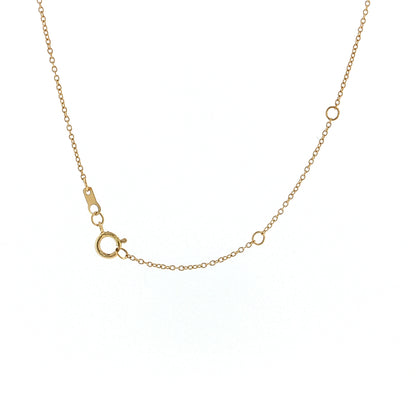 Cross Pendant Necklace 18k Yellow Gold