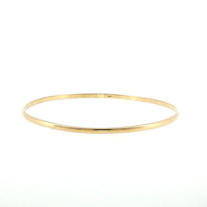 Classic Round Bangle Bracelet 14k Rose Gold