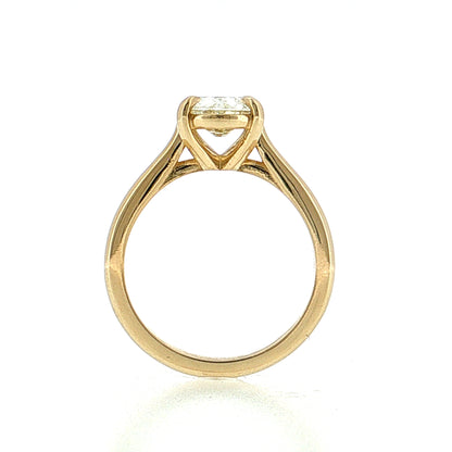 1.76 GIA Oval Diamond Engagement Ring 14k