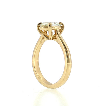 1.76 GIA Oval Diamond Engagement Ring 14k
