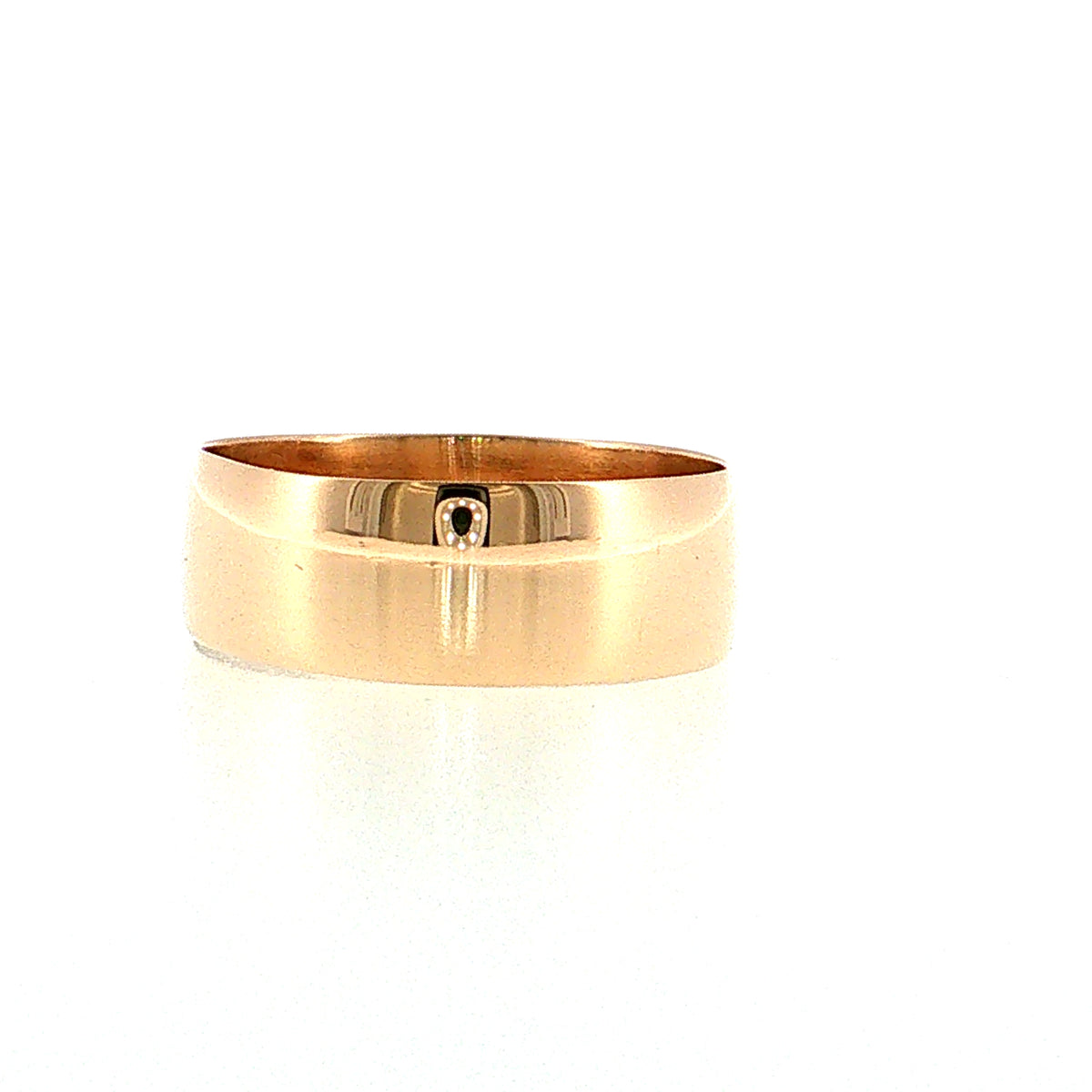 Antique Victorian 7mm Men's Wedding Band 9k