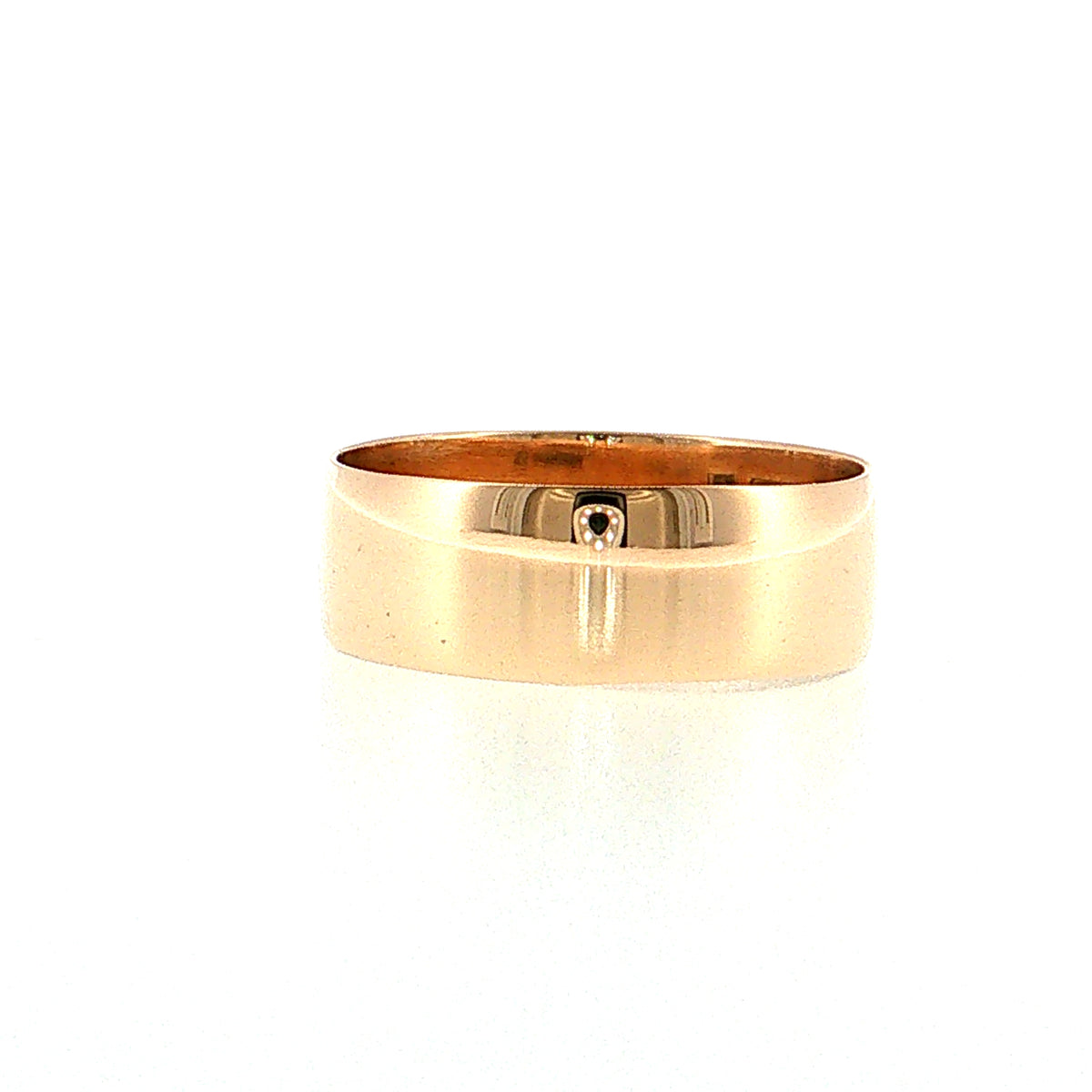 Antique Victorian 7mm Men's Wedding Band 9k