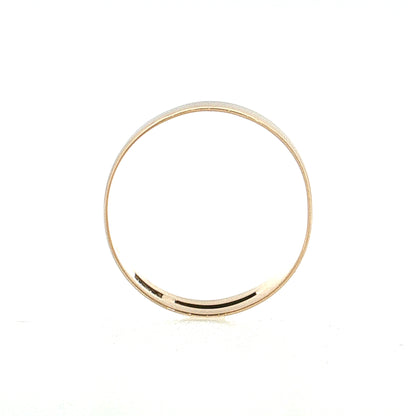 Antique Victorian 7mm Men's Wedding Band 9k