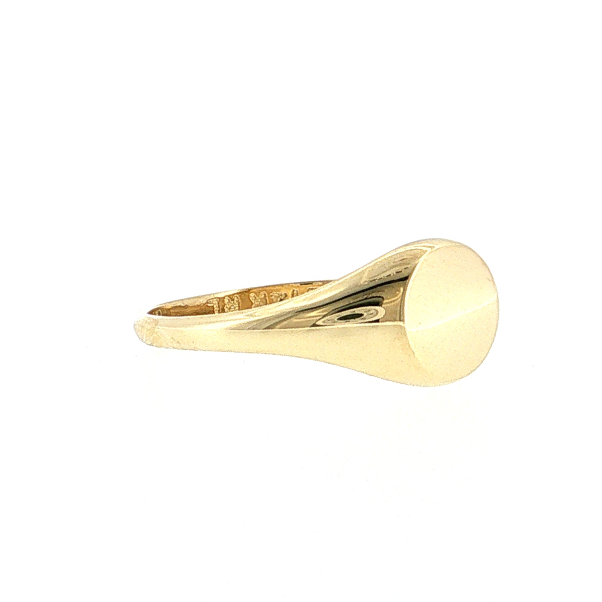 Ralph Lauren Men's Signet Ring 14k Yellow Gold