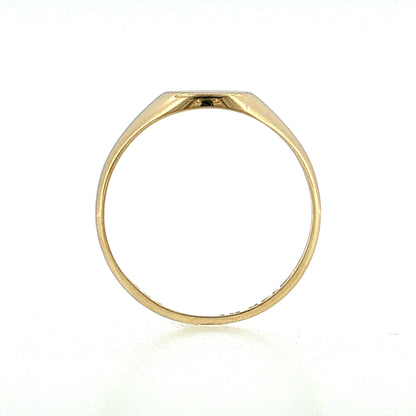 Ralph Lauren Men's Signet Ring 14k Yellow Gold