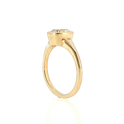 1.50 Old Mine Cushion Diamond Engagement Ring 14K