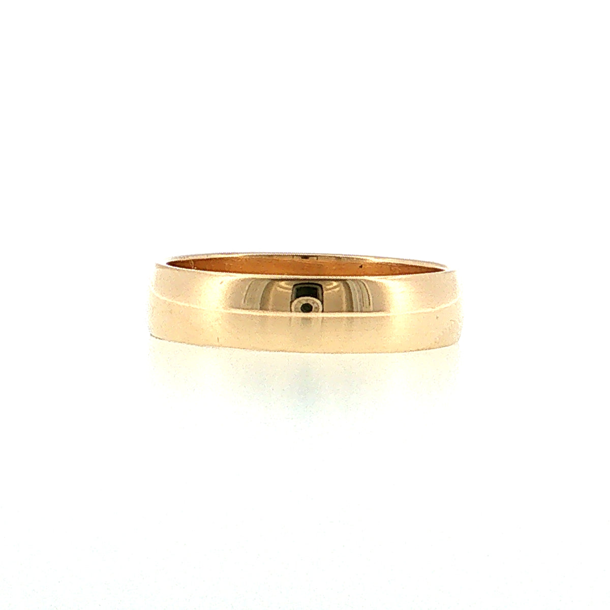 Antique Victorian 4.5mm Wedding Band 14k Yellow Gold