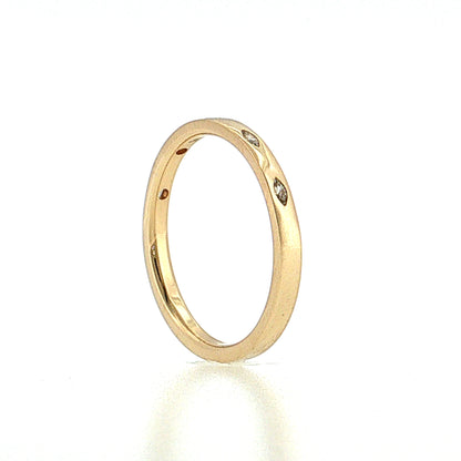 .10 Marquise Diamond Five-Stone Wedding Band 14k