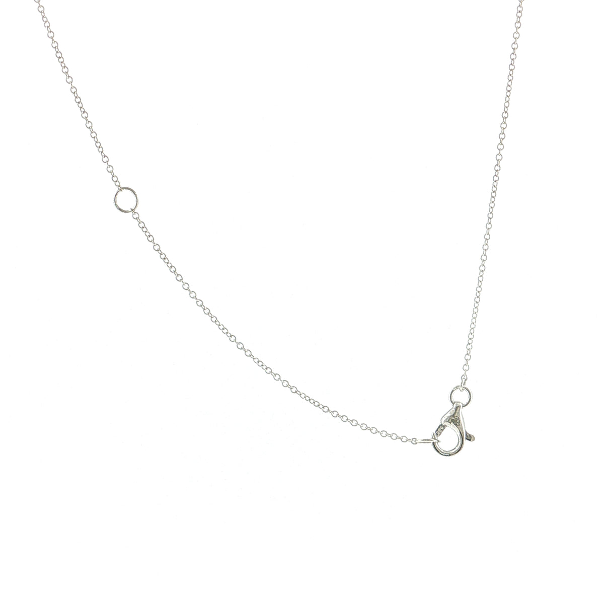 .10 Diamond Cross Pendant Necklace 14k White Gold