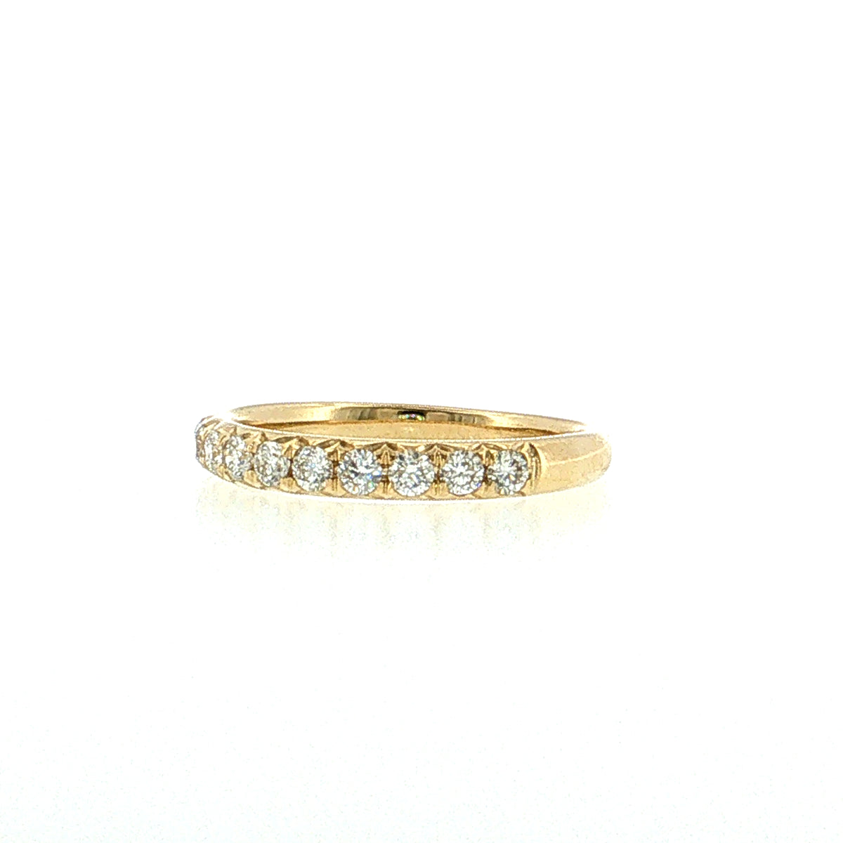 .42 Diamond Wedding Band in 14k Yellow Gold