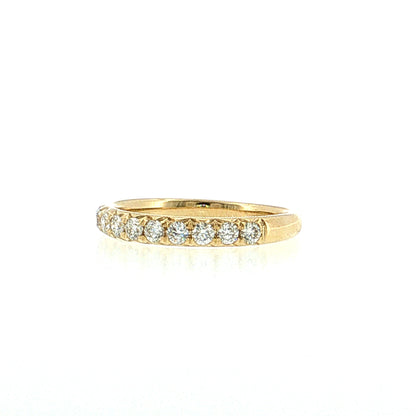 .42 Diamond Wedding Band in 14k Yellow Gold