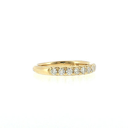 .42 Diamond Wedding Band in 14k Yellow Gold
