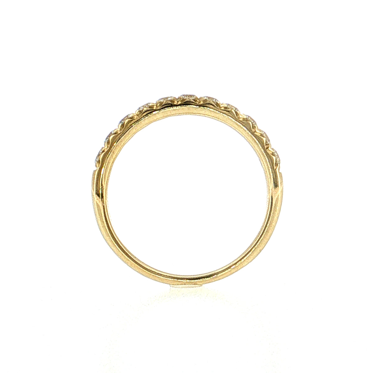 .42 Diamond Wedding Band in 14k Yellow Gold