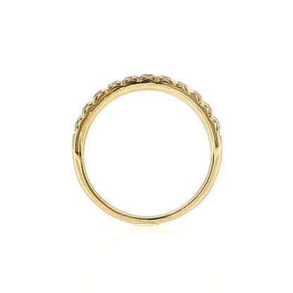 .42 Diamond Wedding Band in 14k Yellow Gold