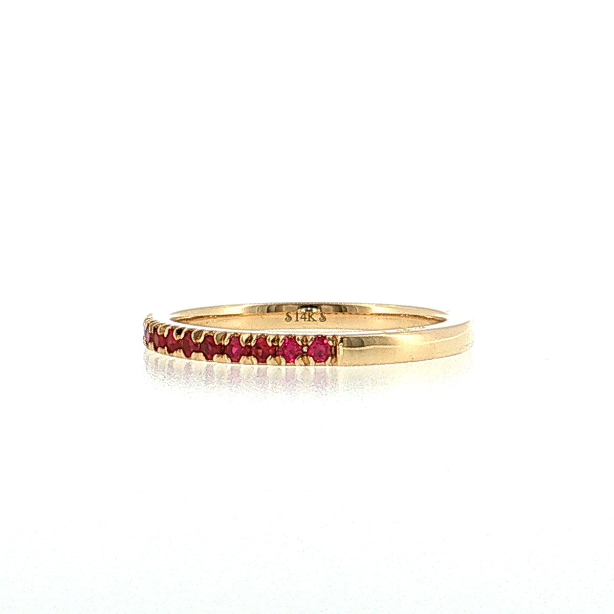 .22 Ruby Stacking Band 14k Yellow Gold