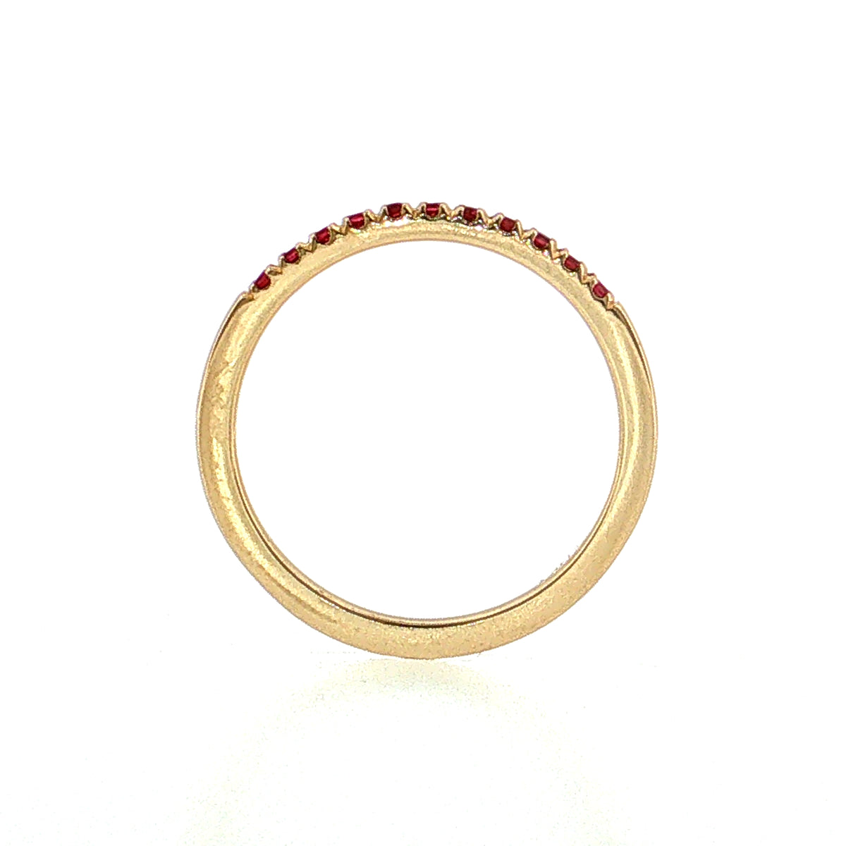 .22 Ruby Stacking Band 14k Yellow Gold