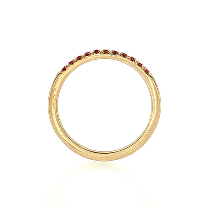 .22 Ruby Stacking Band 14k Yellow Gold