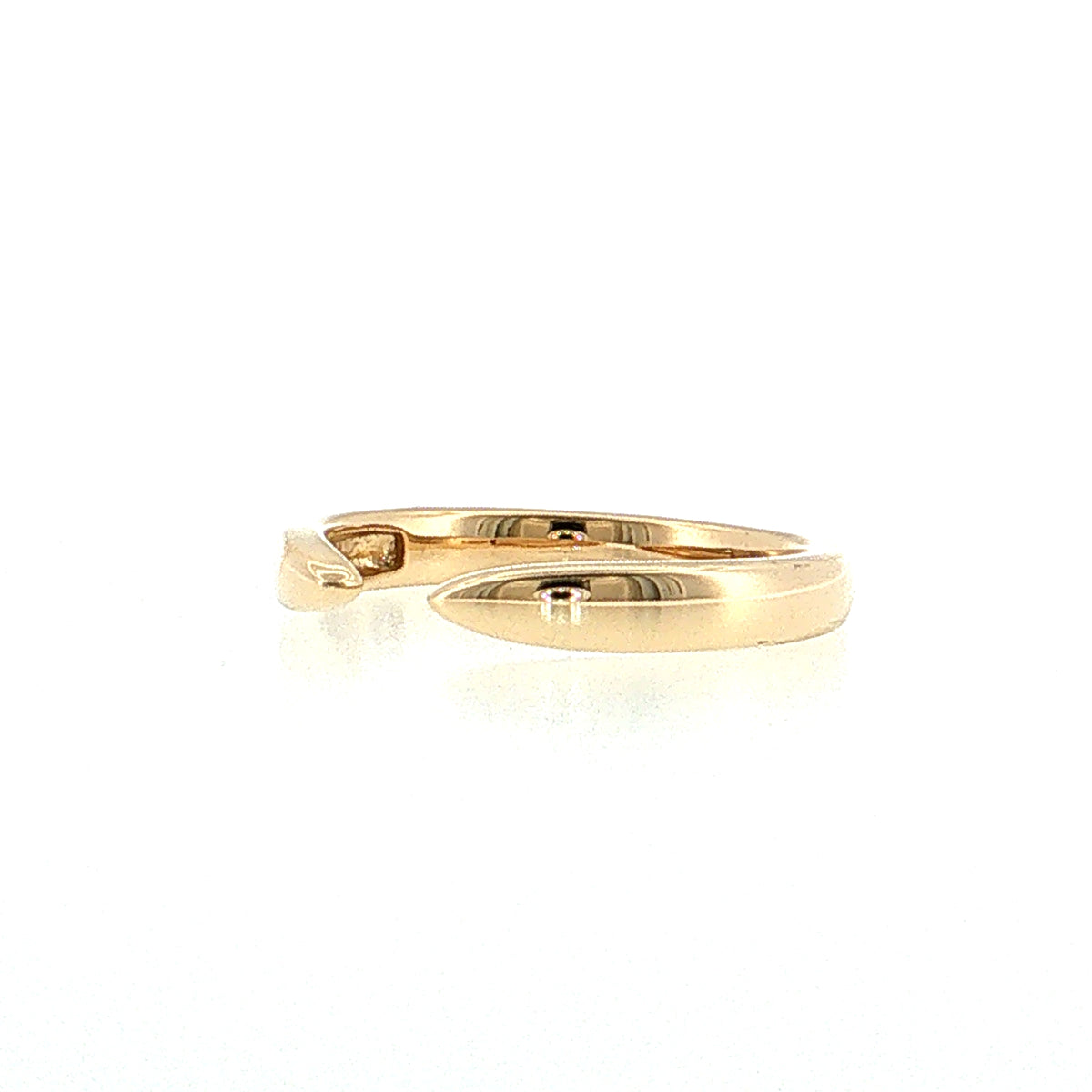 3mm Open Tapered Stacking Band 14k Yellow Gold