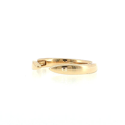 3mm Open Tapered Stacking Band 14k Yellow Gold
