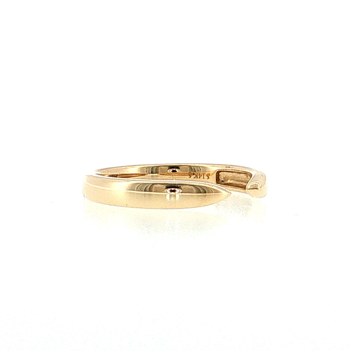 3mm Open Tapered Stacking Band 14k Yellow Gold