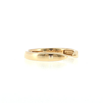 3mm Open Tapered Stacking Band 14k Yellow Gold