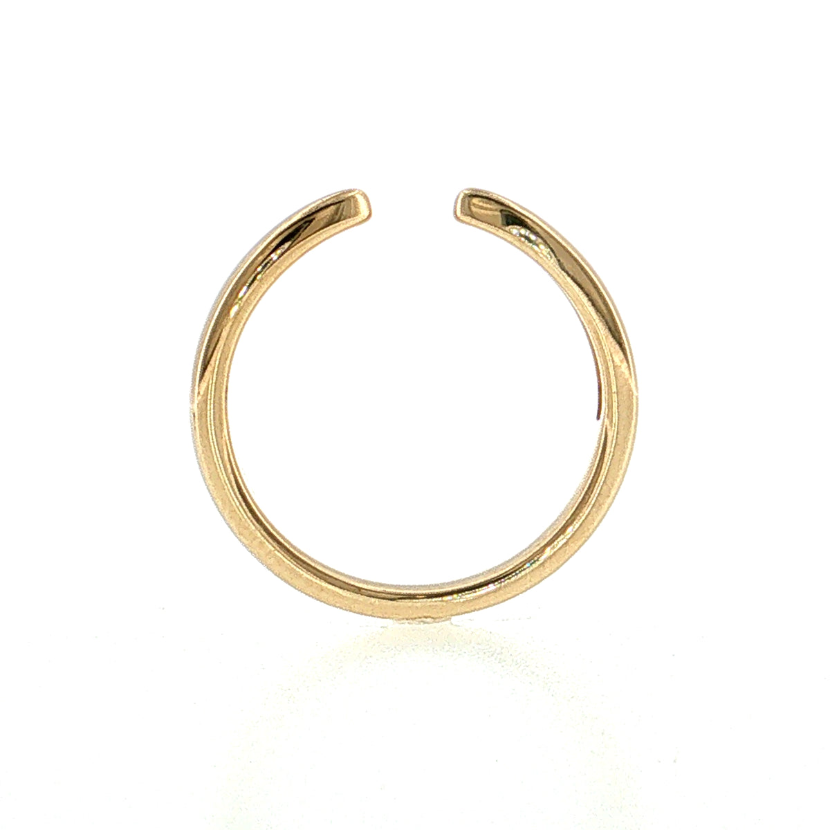 3mm Open Tapered Stacking Band 14k Yellow Gold