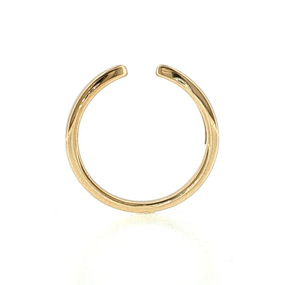 3mm Open Tapered Stacking Band 14k Yellow Gold