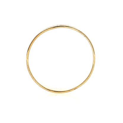 Antique Victorian Engraved Men's Wedding Band 14k