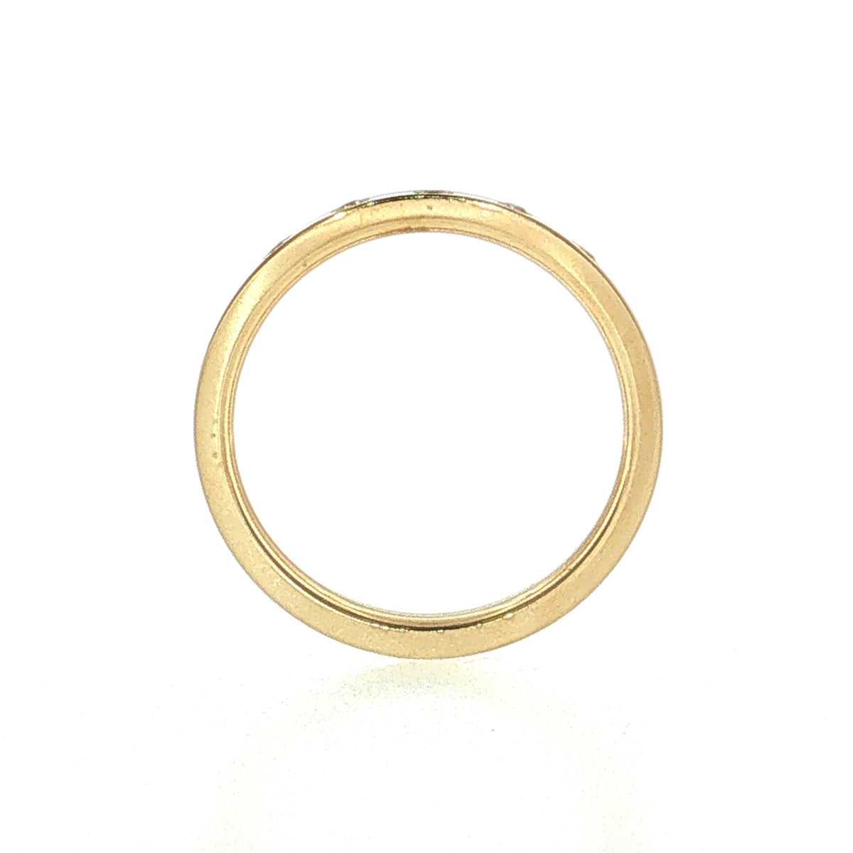 Five Stone Diamond Wedding Band 14k Yellow Gold