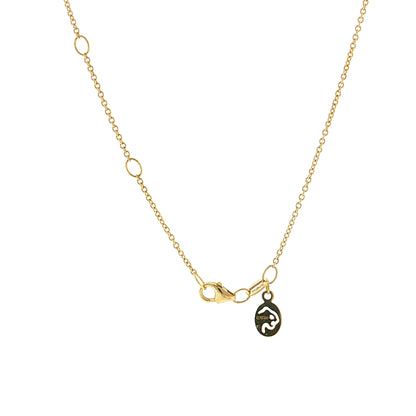 3.33 Emerald Cut Peridot & Diamond Pendant 14k Yellow Gold
