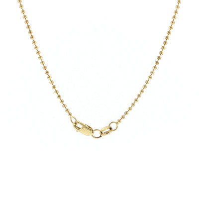 .51 Pear Diamond & Emerald Pendant Necklace 14k Gold
