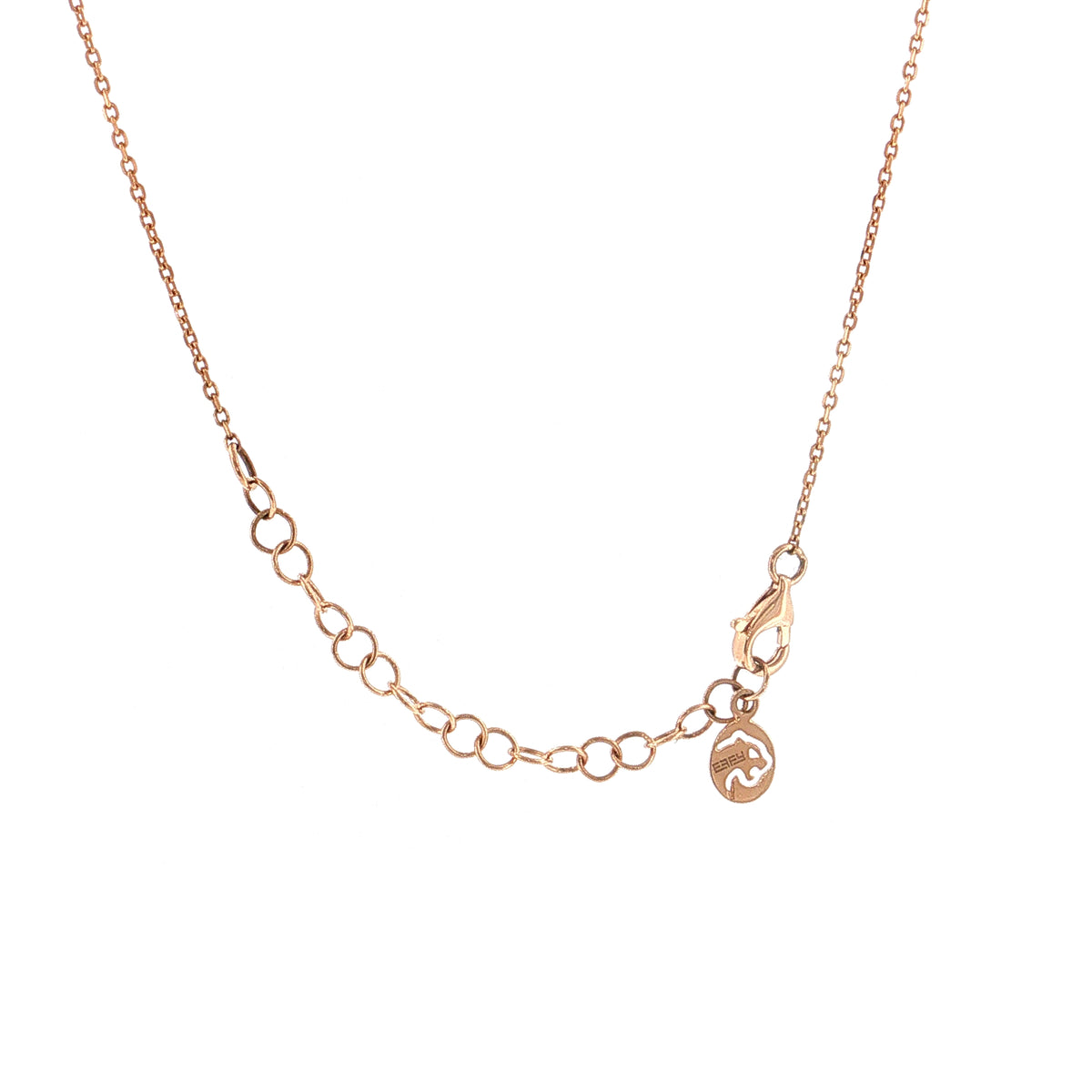 Tourmaline & Morganite Toi et Moi Pendant 14k Rose Gold