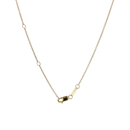 .33 Emerald Cut Diamond Pendant Necklace 14k Yellow Gold