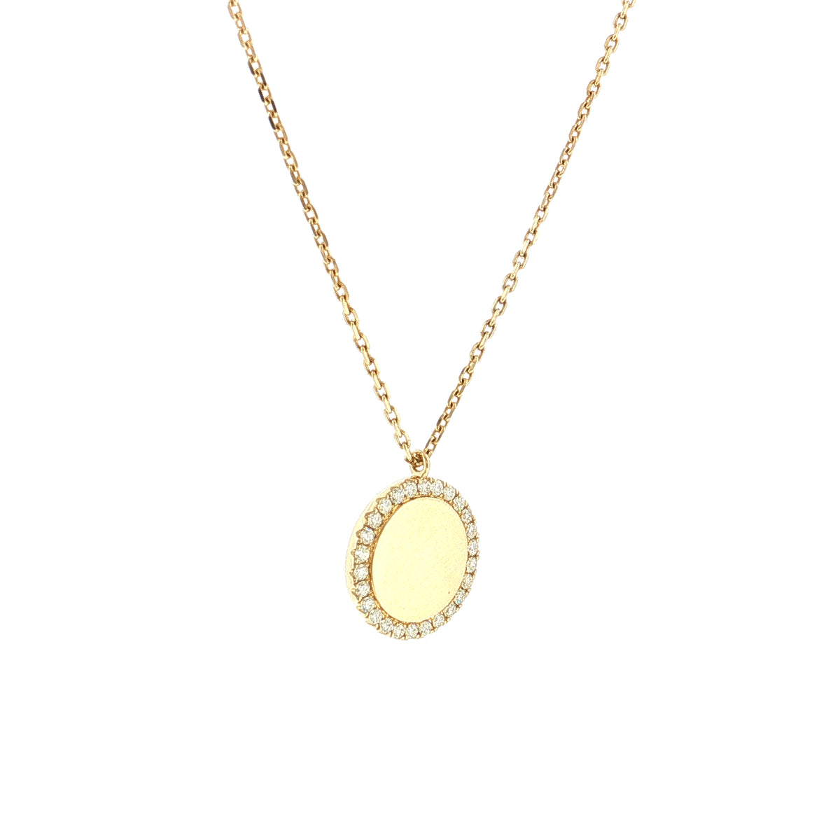 .31 Effy Diamond Medallion Pendant Necklace 14k Yellow Gold
