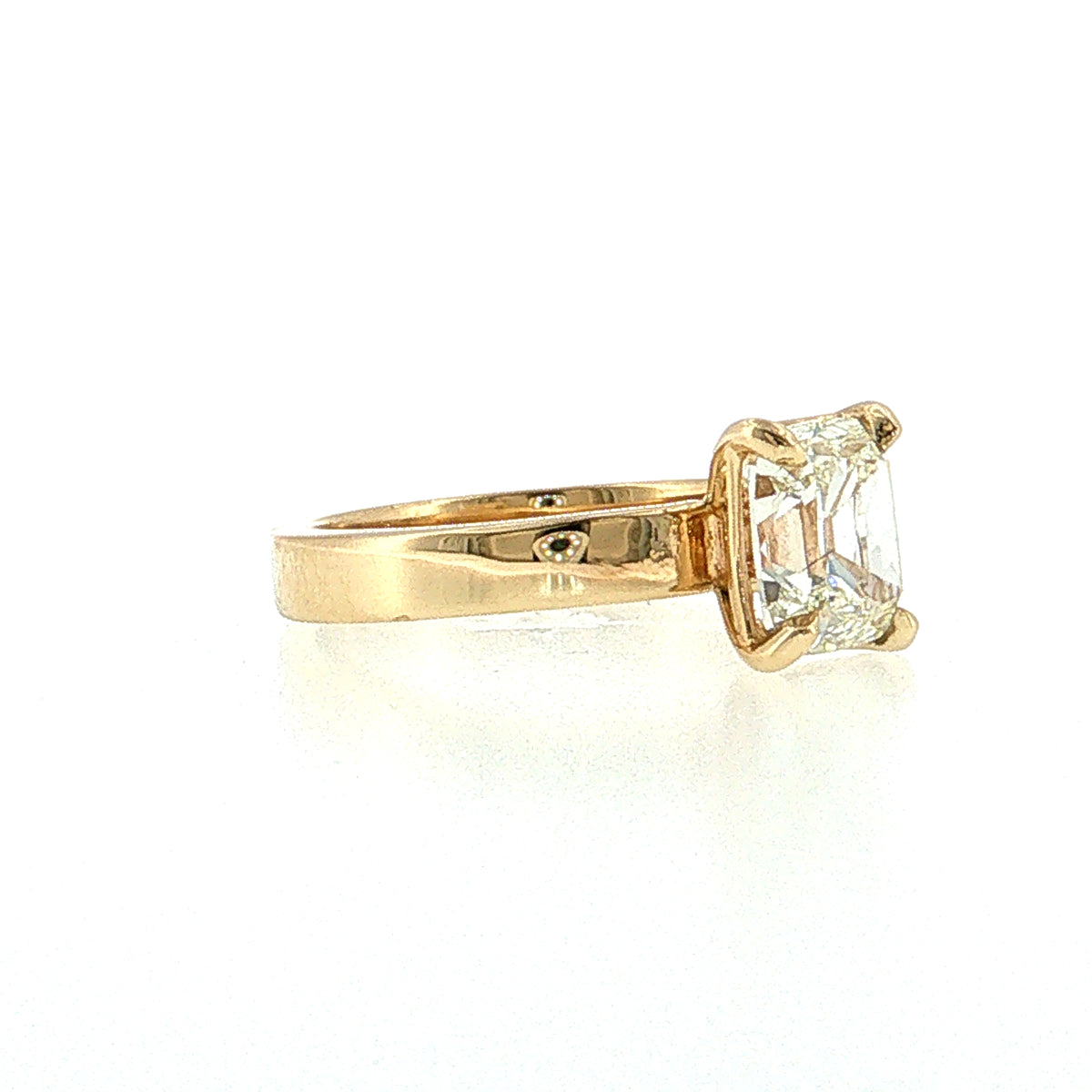 2.00 GIA Old Mine Cushion Diamond Engagement Ring 14K