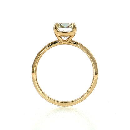 2.00 GIA Old Mine Cushion Diamond Engagement Ring 14K